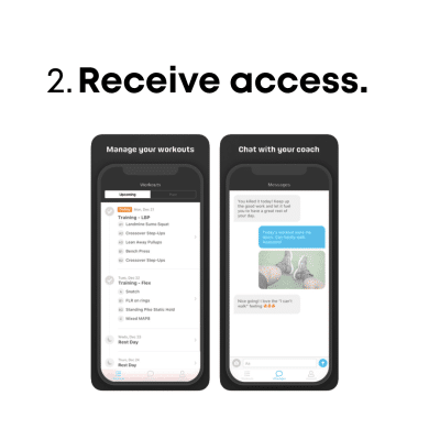 Receive access to the programme.